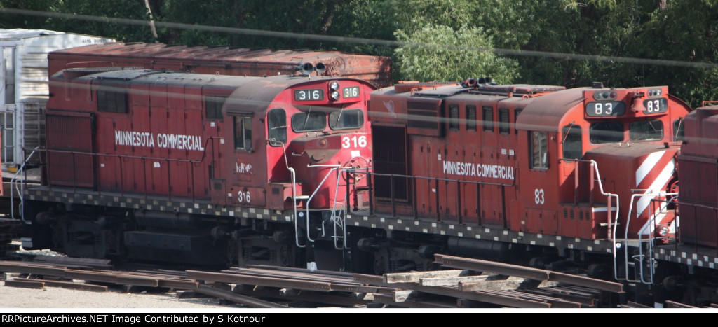 Minnesota Commercial Alcos stored 2023 - St Paul MN yard